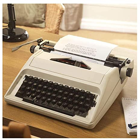 Mechanische Schreibmaschine - Brandneue Herstellung - Läuft reibungslos - Zuverlässige Leistung - Nostalgie im Retro-Stil Literarisches Geschenk