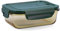 Bidasoa INFINITY Recipiente Rectangular Hermético, Vidrio 17,6x13,2x6,4 cm, 63 cl