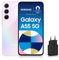 Samsung Galaxy A55 5G, Smartphone Android, 256 Go, Chargeur Secteur Rapide 25W Inclus [Exclusivité Amazon], Smartphone déverrouillé, Lilas, Version FR