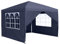 CEEDIR Pavillon 3x3m Faltpavillon Wasserdicht Dunkelgrau Partyzelt Gartenzelt Winterfest Gartenpavillon Faltbar Grillpavillon Weidezelt für Festival Garten -mit 4 Seitenteilen und Fenstern