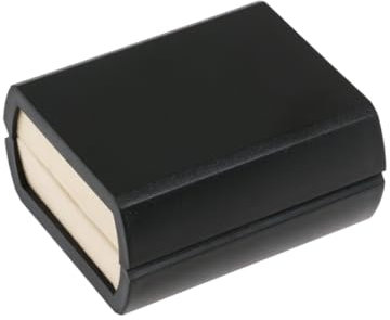 CALLARON Boîte à bijoux pour homme - Boîte à boutons de manchette pour homme - Noir