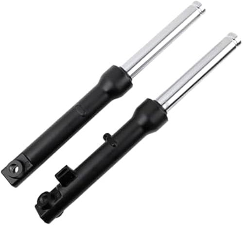 XEBRAD Ensembles d'amortisseurs Avant, for Scooters Chinois GY6 50cc Taotao 50ATM, pièces détachées, système de Frein à Tambour Amélioration de la Suspension des trottinettes éle(Black/Drum)