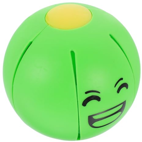 YARNOW Balle Élastique Interactive pour Chien, Jouet à Mâcher, Vert Clair