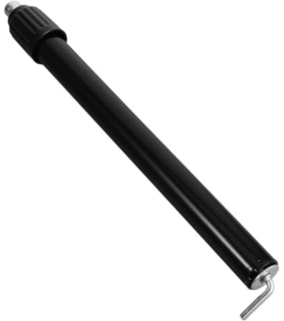 Angoily 45cm Black Pedestal Fan Extension Rod - Replacement Stand Pole Tube | Sturdy metal construction, universal height adjustment pole easy installation replacement part for standard standing fans