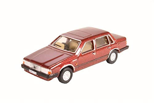 Oxford Diecast 1:76 Volvo 760 Red Wood Metallic Collectable model 76VO002