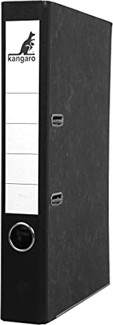 Kangaro Recycling Ordner 5 cm Rückenbreite DIN A4. Wolkenmarmor (Ringordner, Aktenordner, Briefordner), K-3500K315, 5x28.5x31.5