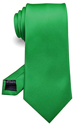 JEMYGINS Vert Cravate Cousue Main pour Homme - Travail, Fête(19),Vert,M