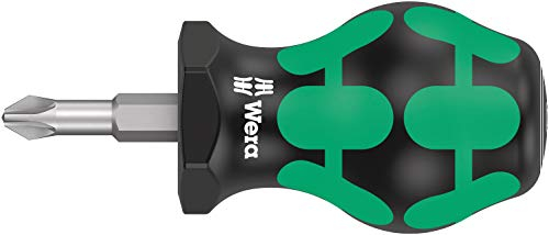 Wera '05008854001 355 PZ Stubby/Vergaserschraubendreher, PZ 2