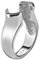 Quiges 925 Silber Eligo Ring für austauschbar 12 mm Viereck Zirkonia