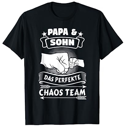 Papa Sohn Werdender Vater 2022 Geschenk T-Shirt