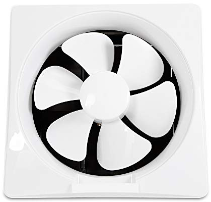 KenSyuInt Ventilatore di scarico Quiet Easy 30 Watt montato a parete, aspiratore a basso rumore, cappa aspirante per casa, bagno, cucina, ventilazione assiale, ventilatore di scarico (bianco)