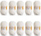 Wollidu Mila Garn zum Häkeln und Stricken 10 x 50g/133m Strickgarn 100% Polyacryl Häkelgarn Weiß