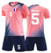 LAIFU Maillot Football Personnalisé Enfant Adulte Ensemble Foot Peut Être Personnalisé avec Votre Nom Numéro Équipe Logo