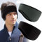 TANCUDER 2 Stück Stirnbänder Sport Ohrenwärmer Stirnband Dehnbar Kopfband Ohrenschützer Headband Sport-Stirnband für Fitnessstudio, Skifahren, Tanzen, Laufen, Wandern, Radfahren (Schwarz, Grau)