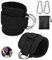 2 Stück Fußschlaufen Kabelzug mit D-Ringen Fußmanschetten und Karabiners, Kickbacks Fußschlaufe, Kabelzug Fußschlaufe für Fitness Training, Ankle Straps für Frauen und Männer, mit Aufbewahrungstasche