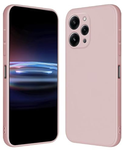 RankOne Hülle für Redmi 12 (4G) / Redmi 12 5G (6.79 Inches) Weiche TPU Silikonhülle - Sandpulver