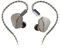 MP145 Monitores Intraurales HiFi con Controlador Magnético Plano Ultra Ancho de 14,5 mm, Auriculares de Diseño Ergonómico, Auriculares Desmontables de 2 Pines, Titanio, 3,5 mm