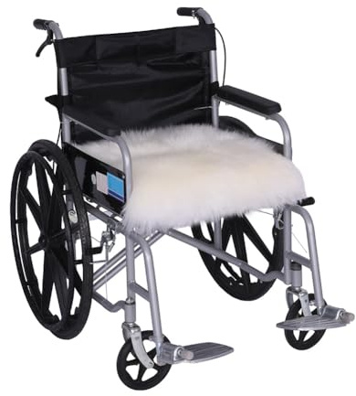 Lammfell Sitzkissen Stuhlauflage Lammfell Sitzfell Fellkissen Lammfell Kissen Fellauflage Sitzpolster Echtem Lammfell Stuhlkissen Sitzauflage Fell Sitzkissen Für Stühle Rollstuhlauflage Katzenbett(1,5