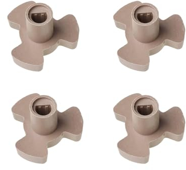 Hsupez 4 Piezas Acopladores para Platos Giratorios para Microondas, Acopladores para Platos Giratorios, Platos Giratorios para Horno de Microondas, Acopladores para Platos Giratorios para Microondas,
