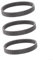 Lot de 3 courroies de rabot électrique 958718 compatibles avec F20A P20ST H55SC Matériau en caoutchouc
