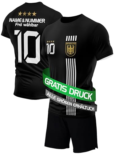 IIIII20Fo7IIIII Fussball Deutschland Trikot Em 2024 Kinder mit eigenem Namen personalisiert - Jungen National Fußball Kind Trikots - Jungs Fanartikel deutsche Nationalmannschaft YTH5B