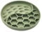 Silicone Honeycomb Slow Feeder Bowl for Small & Medium Dogs - Wet Food, Olive Green