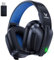 Vakedy Cuffie Gaming Wireless per PS4,PS5,PC,con Microfono Cuffie Cancellazione del Rumore Cuffie Gamer,2,4 GHz+Bluetooth Dual Mode, Durata 50+ Ore - Nero/Verde - Nero/Blu