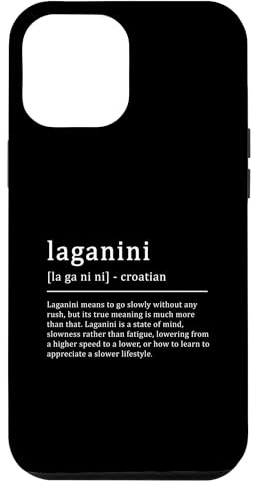 Laganini Definition Kroatien Kroatisch Hülle für iPhone 12 Pro Max