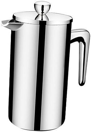 OKUMEYR Edelstahl Topf 1000ml Mode Kaffee Filtration Hitzebeständigem Griff