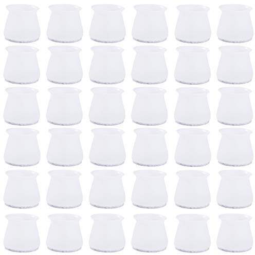 Tunejoy Chaise Casquettes Silicone Chaise Pieds Protecteur Couvre Jambes de Chaise pour Table Sofa Jambes de Meubles 32-46mm 32 PCS