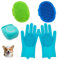 Spazzola Da Bagno Per Cani, 4 Pezzi Spazzola Per il Bagno Del Cane Spazzola Per Shampoo Per Cani Spazzola Guanti Per Toelettatura Animali Domestici Spazzola Per Doccia
