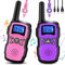 Wishouse Walkie Talkie Kinder 2er Set, Weihnachten Geburtstagsgeschenk für Mädchen ab 4 5 6 7 8 9 10 Jahre,Funkgeräte Erwachsene Große Reichweite USB Aufladbar mit Akku,Outdoor Camping Spielzeug