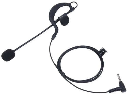 SVXSODA Professional Referee Headset with Earhook - Full Duplex Two-Way Communication for Football, Soccer, Coach, Judge, Arbitration - Compatible with Ejeas V6, V4, FBIM Systems