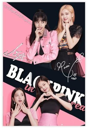 NTRECS Kpop Poster Blackpink 26 Leinwandposter, Wandkunst, Dekordruck, Bild Gemälde für Wohnzimmer, Schlafzimmer, Dekoration, ungerahmt, 30 x 45 cm