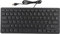 ANGGREK Clavier 78 Touches, Ultra Fin, Filaire, Mini-Interface USB, pour Ordinateur de Bureau, Petit Format, pour Ordinateur Portable (en Fran?ais)