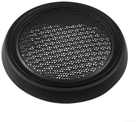 Copertura per altoparlante della portiera anteriore, copertura per altoparlante della portiera anteriore, per Mini Cooper R56, compatibile con griglia di copertura per altoparlanti (nero)