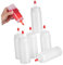 Ipetboom 6 Piezas Botellas de Aplicación de Plástico Ldpe Glue y Manualidades Resistente y Reutilizable