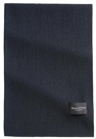 Marc O'Polo Schal Knitted Scarf Dark Navy dunkelblau