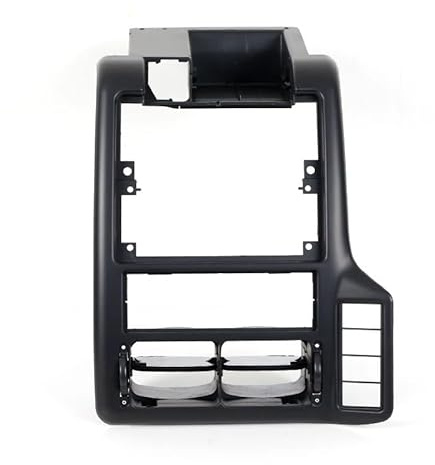 TILIEINE Auto Mittelkonsole Panel Passend für Polo 6N 1994-1997 6N1858069A 6N1858071A Ersatz-Lüftungsgitter für die Mittelkonsole(Black)