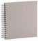 Rössler 1329452496 - S.O.H.O. Wire-O Fotoalbum 230 x 230 mm, 60 offwhite Seiten, Taupe, 1 Stück