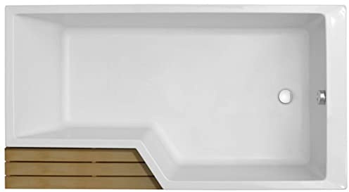 Jacob Delafon Neo Compact – Baignoire 150 x 80/60cmcm droite blanc