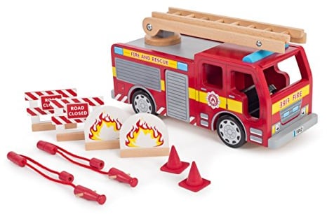 Tidlo Wooden Fire Engine