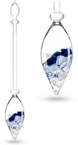 VitaJuwel BALANCE Edelsteinphiole mit Sodalith, Chalcedon & Bergkristall für Meditation und Inneren Frieden