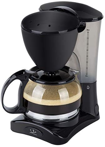 Jata CA287 - Cafetera de goteo para preparar de 2 a 8 tazas. Jarra de cristal con tapa. Sistema antigoteo. Filtro permanente suspendido. Desconexión automática. Ahorro energético. 550 W de potencia.