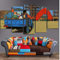 Leinwandbild 5 Teile Bilder Filmanimation Die Abenteuer von Tim und Struppi 5 teilige Wandbilder Wandbilder Kunstdruck 150X80cm Mit Rahmen Vlies Leinwanddrucke Leinwandbilder Cadeau d'Halloween