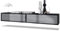 Vladon 2er-Set TV Board Lana 100, Made in Germany, Lowboards je 100 x 29 x 37 cm mit viel Stauraum, Korpus in Schwarz matt, Fronten in Avola-Anthrazit | Große Farbauswahl