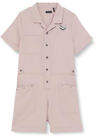 IKKS JUNIOR Jungen Combi-Short Parme À Manches Courtes en Coton Xu33032.30 Jumpsuit, Parma, 5 Jahre