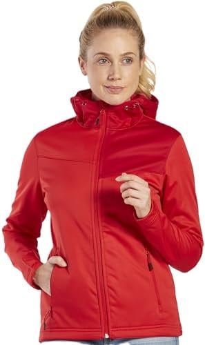 Erima Damen Performance Softshell Jacke (2062206), rot/ruby, 34