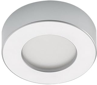 PRIOS LED Deckenleuchte Edwina (Modern) in Alu aus Aluminium (1 flammig,) - Lampe Deckenlampe Badezimmerleuchte