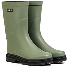 Aigle Herren Mid Rain Medium Rain Boot, 9000p Schwarz Pr, 43 EU